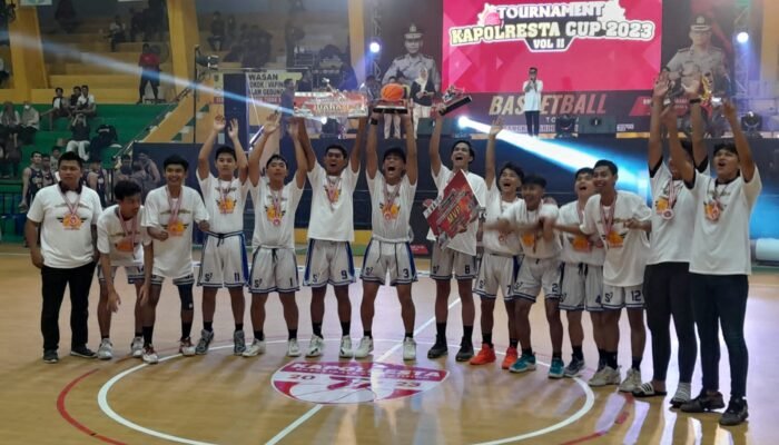 Basket Ball Tournament Kapolresta Cup 2023 Resmi Di Tutup, Ini Hasilnya