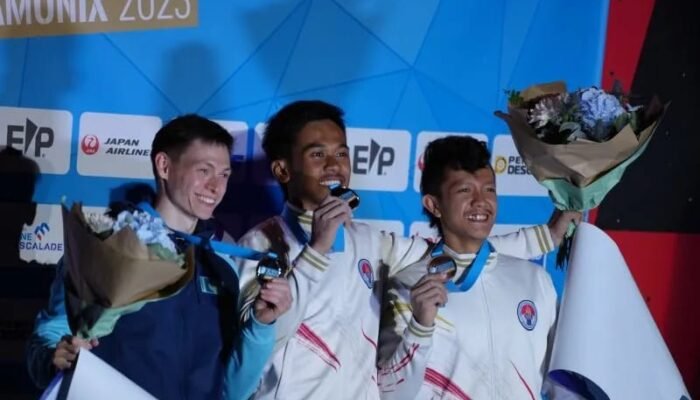 Atlet Panjat Tebing Indonesia Raih Dua Emas di Piala Dunia Perancis