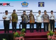 Kanwil Kemenkumham Kalsel Ikuti Kegiatan Serah Terima Barang Rampasan Negara dan Kuliah Umum dari Ketua KPK secara Virtual