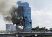 Dua Orang Luka Bakar dalam Kebakaran di Gedung K-Link