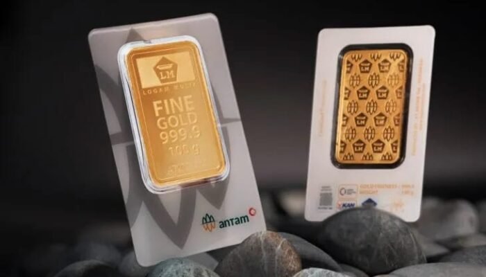 Hari Ini Harga Emas Antam Turun