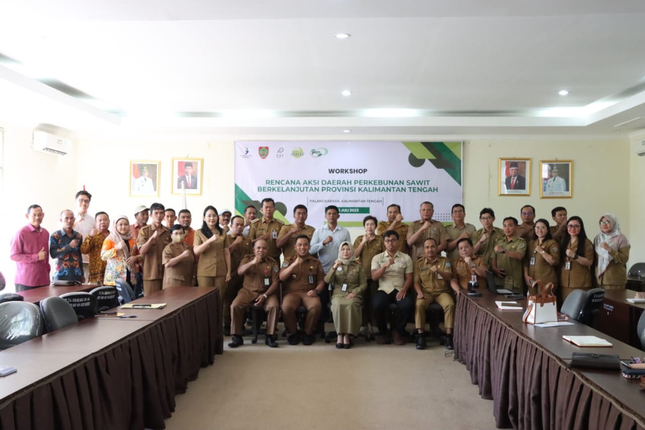 Sri Widanarni Buka Workshop<br>Rencana Aksi Daerah Perkebunan Kelapa Sawit Berkelanjutan 1 IMG 20230731 WA0088