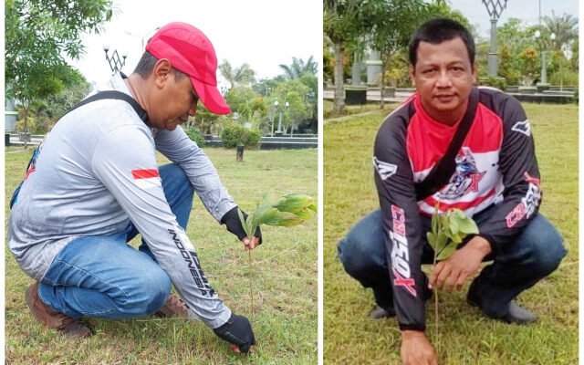 Komunitas CB150X PDC Lakukan Program CSR Tanam Pohon