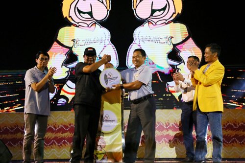Grand Launching Pomnas 2023<br>Gubernur Paman Birin Luncurkan Jingle, Logo Dan Maskot si Mahing 1 13 3klm grand launching jpg