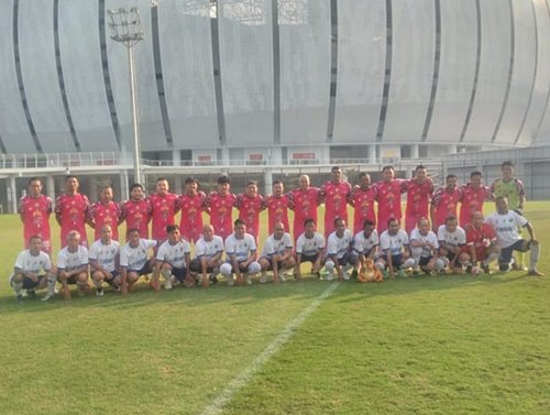 Tanding di Jakarta International Stadion<br>Allstars Kalsel kalahkan tuan rumah V8 FC 1 13 3klm tampil di JIS jpg