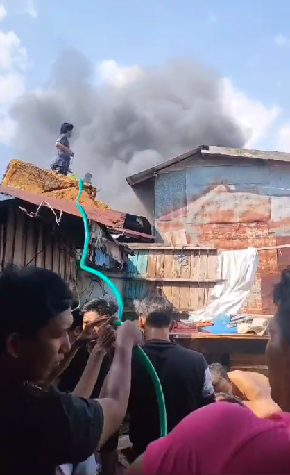 Pasar Sejumput Teluk Tiram Terbakar 1 5 HL Kebakaran Teluk Tiram 3klm