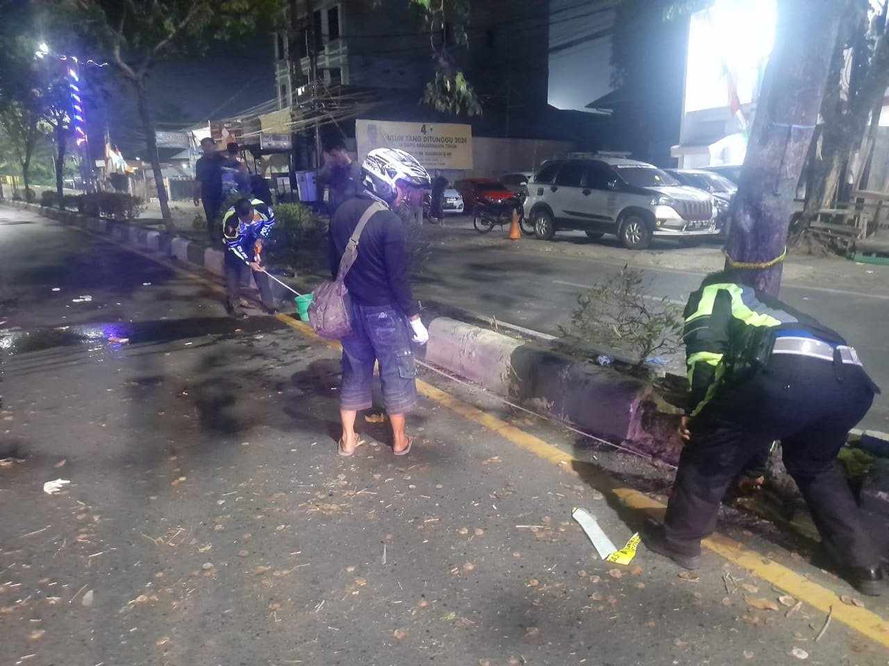 5 Pengendara Vixion Tewas Laka Tunggal 2klm