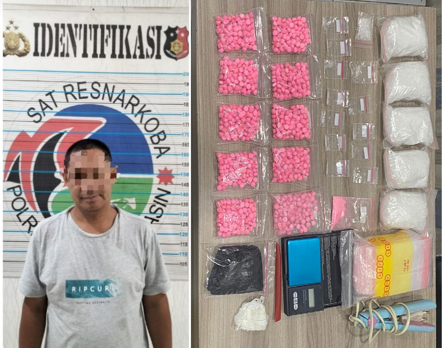 Jebolan S1 Kedapatan Simpan 1.008 Butir Ekstasi dan 18 Paket Sabu 1 5 Sabu Ekstasi 2klm
