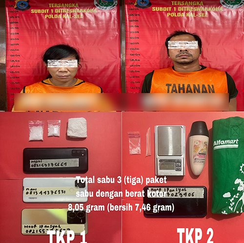Pengembangan dari Tersangka di Tanjung Berkat<br>Dit Resnarkoba Polda Kalsel Tangkap Tiga Pelaku Jaringan 1 6 Pengembangan Tanjung Berkat 3klm