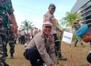 Jajaran Polsekta Banjarmasin Utara Tanam Pohon di ULM