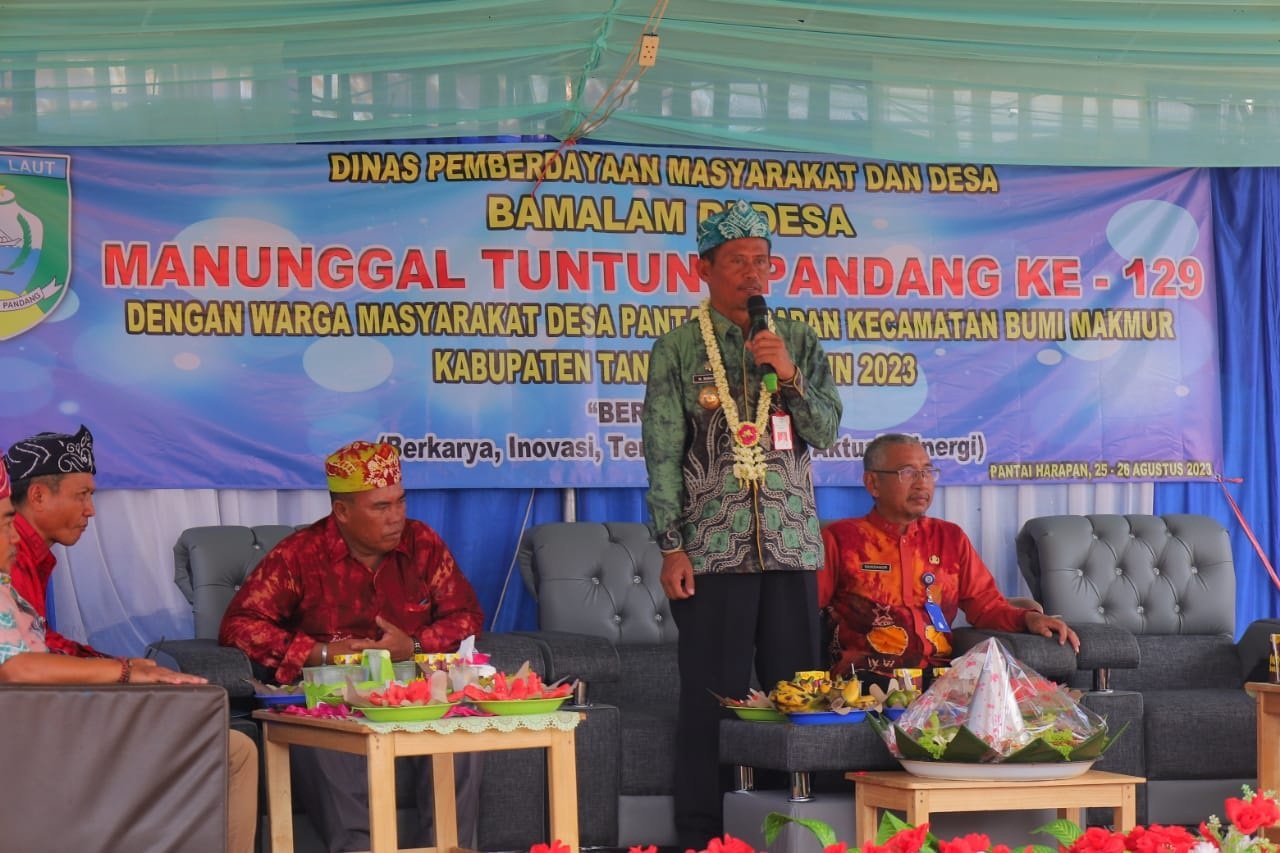 Sukamta Resmikan Jalan Desa Pantai Harapan 1 Hal 11 Tala 3 klm 12