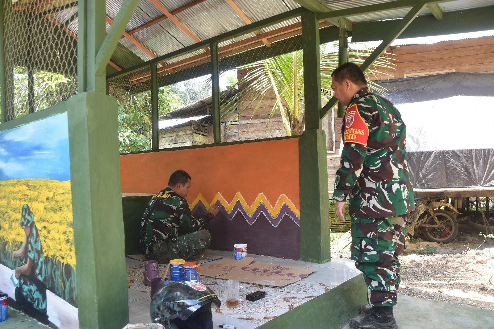 TMMD Ke-117 Hampir Selesaikan<br>Tugas Bangun Dusun Paniungan 1 Hal 12 HSS 1 3 klm 3