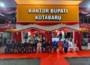 Pawai Obor Taptu di Kotabaru
