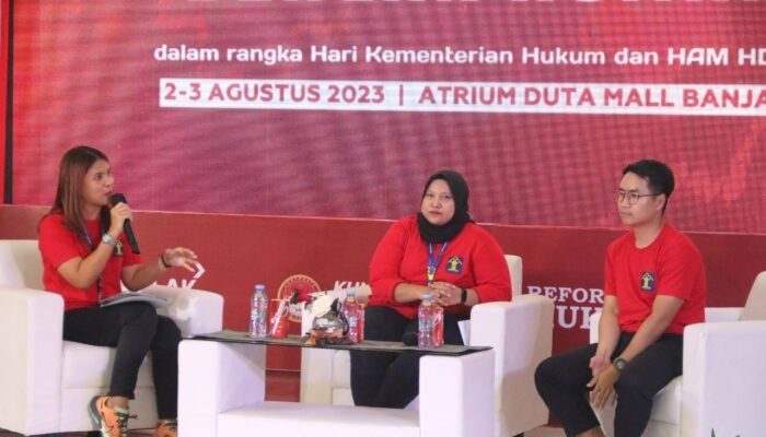 Kupas Tuntas Pelayanan Hukum, Kemenkumham Legal Expo Gelar Talkshow di Atrium Duta Mall