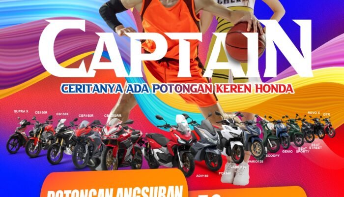 Trio Motor Hadirkan Program “Captain Honda – Ceritanya Ada Potongan Keren Honda”