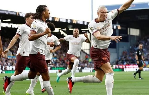 Haaland Cetak Dua Gol, Manchester City Hajar Burnley 3-0 di Partai Pembuka Liga Inggris
