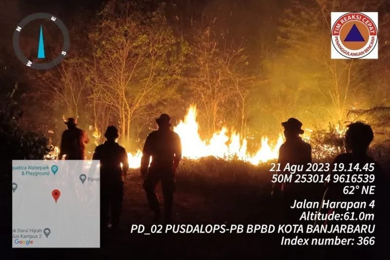 Karhutla Dekat Pemukiman Warga Berhasil Diatasi Tim Gabungan Banjarbaru 1 IMG 20230822 WA0008