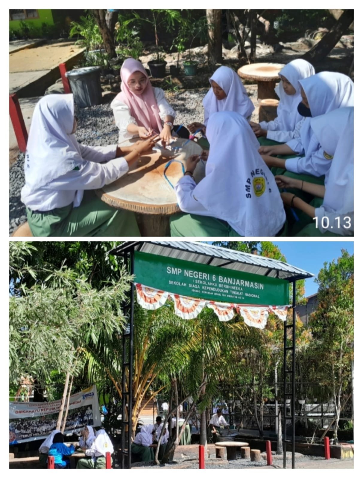 Terasa Mimpi, SMPN 6 Banjarmasin Juara Pertama Lomba Sekolah Siaga Kependudukan Tingkat Nasional 1 IMG 20230830 WA0012
