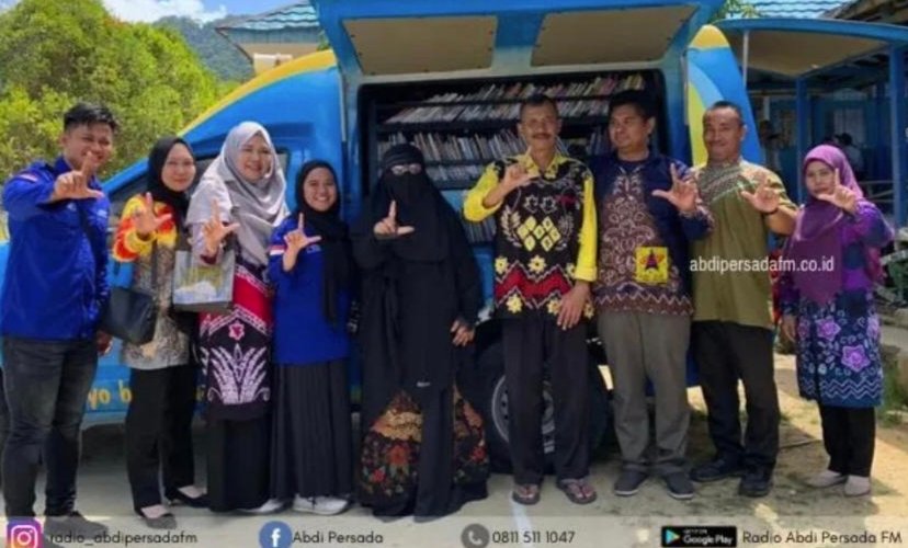 Dorong Minat Baca, Tim MPK Dispersip Kalsel Roadshow ke Kotabaru 2 IMG 20230822 214120