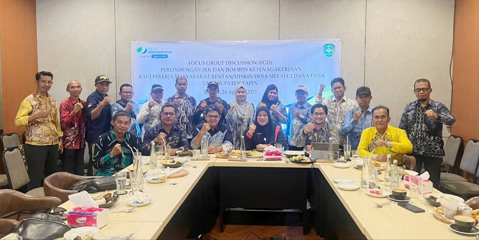 BPJAMOSTEK Banjarmasin dan Pemkab Tapin akan Lindungi 1 Desa 100 Pekerja Rentan 1 IMG 20230830 193419