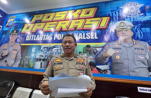 5.493 Pelanggaran Ditindak Polda Kalsel 1 1 15 klm tilang