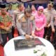 6 FOTO HL Kapolda Kalsel Resmikan Pos Induk IV Satuan PJR 3klm