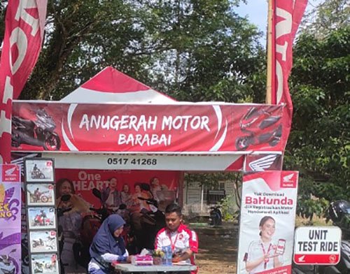 Roadshow Anugerah Motor di SMAN 3 Barabai 1 7 3klm motor