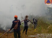 Angin Kencang Sulitkan Atasi Karhutla di Sungai Arfat