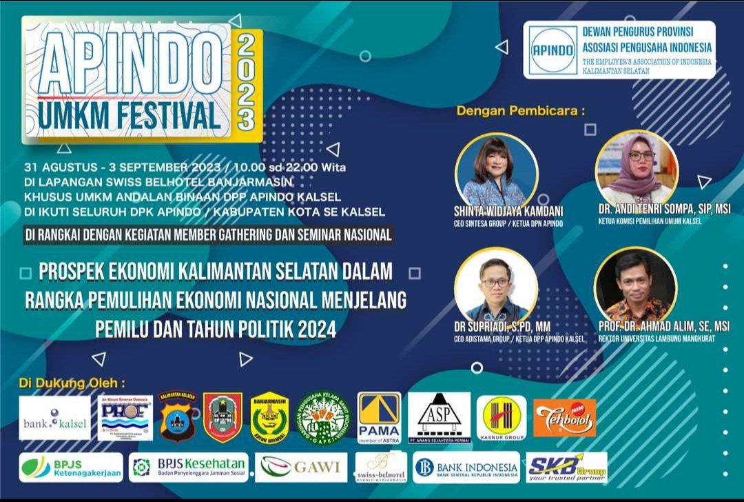 Disokong Bank Kalsel dan Polda Kalsel, Apindo UMKM Festival 2023 Sukses Digelar 1 IMG 20230901 WA0005 1