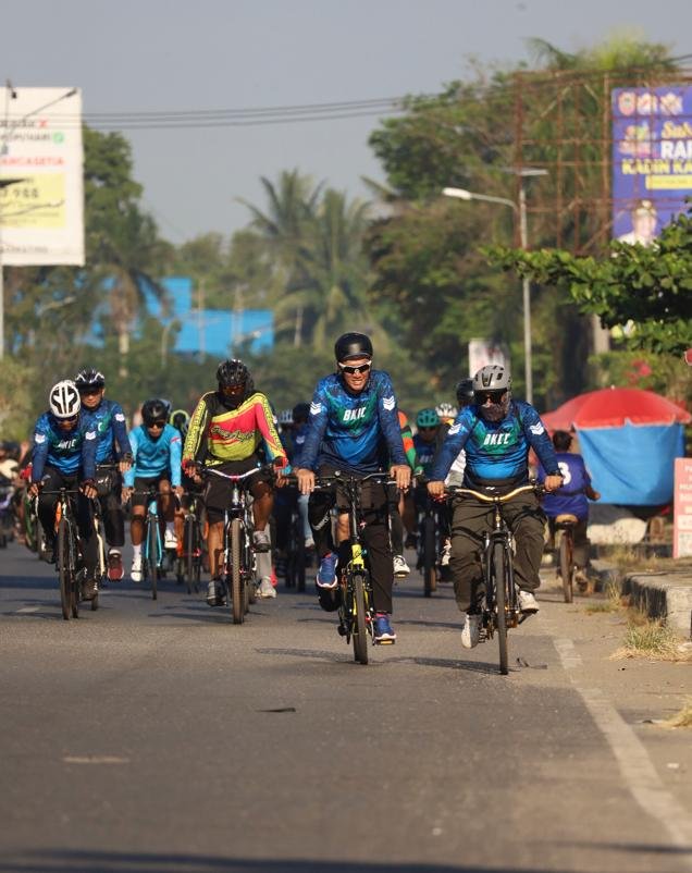 Momentum HUT Kemerdekaan Proklamasi, Bank Kalsel Gelar Gowes Lintas Daerah 78 KM<br>Banjarmasin 1 IMG 20230901 WA0012
