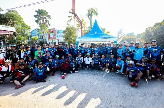 Momentum HUT Kemerdekaan Proklamasi, Bank Kalsel Gelar Gowes Lintas Daerah 78 KM<br>Banjarmasin 3 IMG 20230901 WA0013