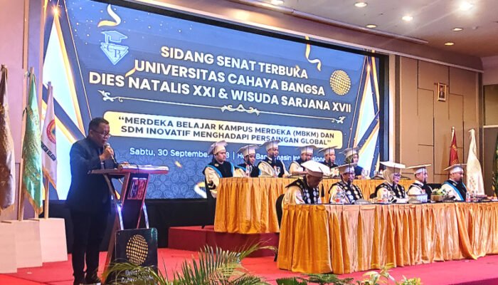 Wisuda 270 Sarjana, Universitas Cahaya Bangsa Ingin Cetak SDM Inovatif