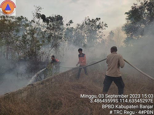 Kasus ISPA Meningkat<br>Walikota Aditya Serius Tangani Kabut Asap *Karhutla di Desa Tambak Padi 1 hal9 4klm