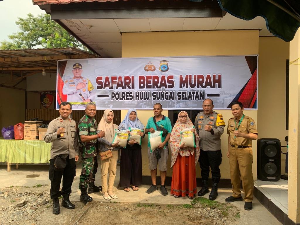 Polres HSS Safari Beras Murah di Kandangan 1 5 Safari Beras Murah