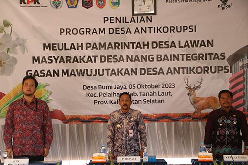 Bumi Jaya Berpeluang Jadi Percontohan Desa Anti Korupsi se-Kalsel 1 Hal 11 Tala 3 klm 3