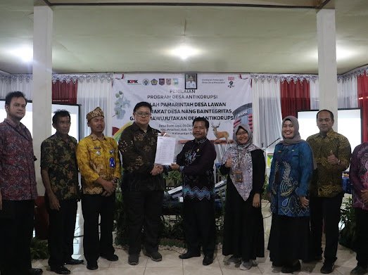 Desa Bumi Jaya Raih Kriteria Istimewa PPenilaian Desa Antikorupsi 1 Hal 11 Tala 3 klm 6