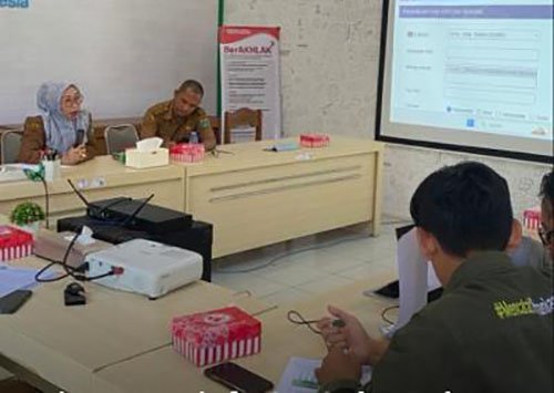 Rakoor Verifikasi dan Validasi<br>Satu Data Digelar Diskominfo SP 1 Hal 12 Tanbu 35 klm 13