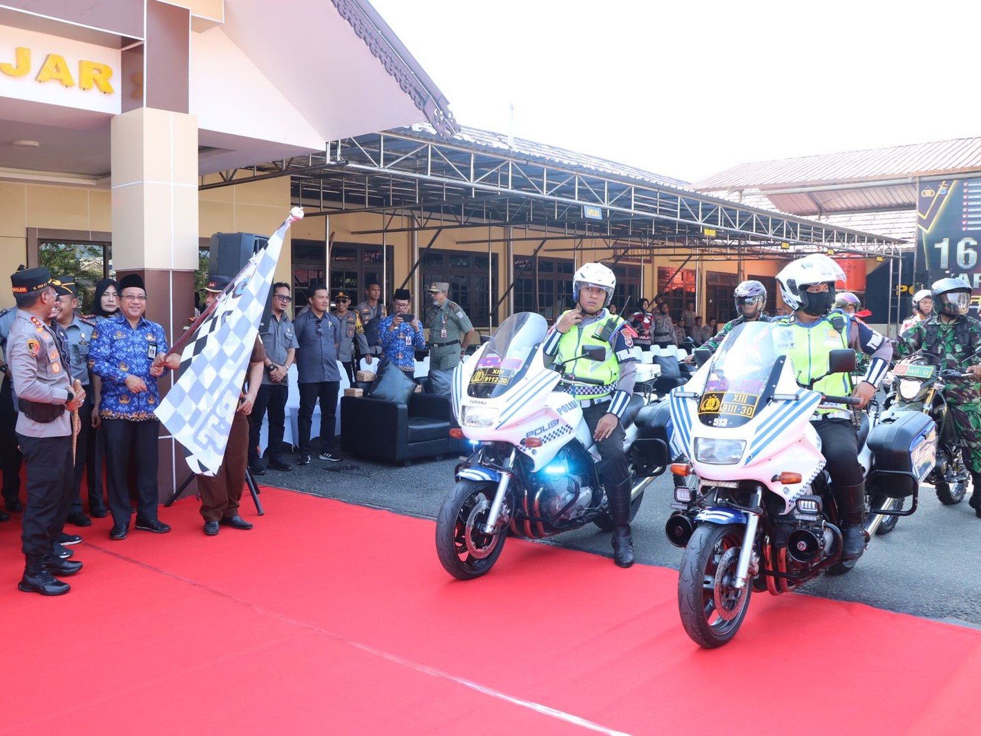 Sukseskan Pemilu, Apel Operasi Mantap Brata Digelar 1 Hal 16 4 Klm Martapura Mantap Brata