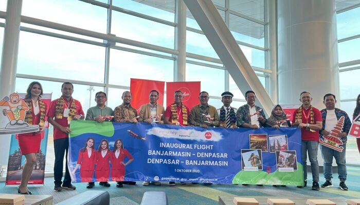 Tingkatkan Pariwisata, Bandara Internasional Syamsudin Noor Buka Rute Penerbangan Langsung ke Bali