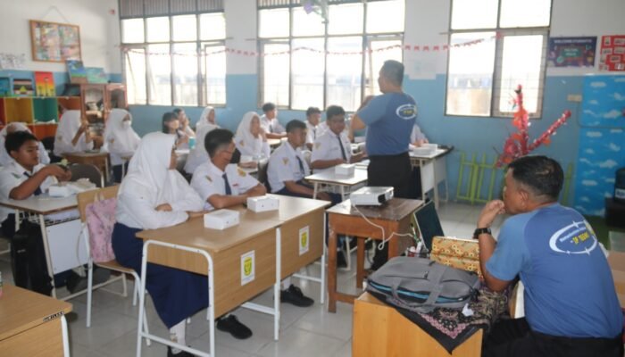 Antusias Kenali Kekayaan Intelektual, Para Siswa Ikuti DJKI Mengajar Kemenkumham Kalsel