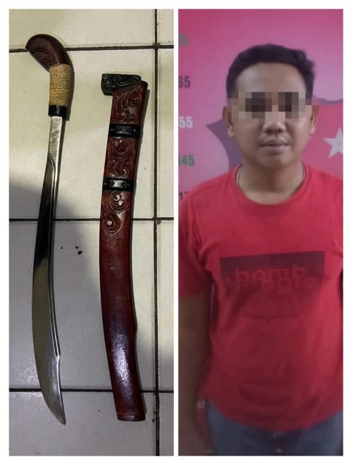 Gara-gara Panas Ditantang Berkelahi, Warga Mentaas HST Diringkus Polisi Bersama Parang 1 IMG 20231005 WA0025 e1696508279756