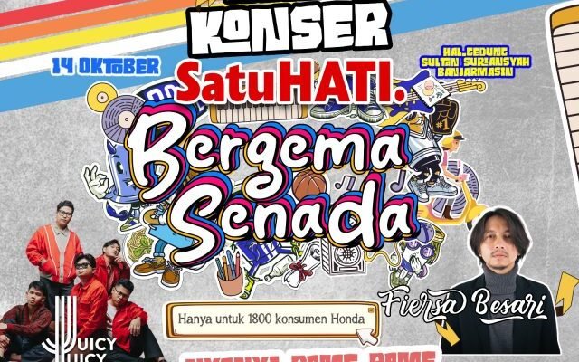 Satu Hati Bergema Senada, Beli Motor Bisa Nonton Konser