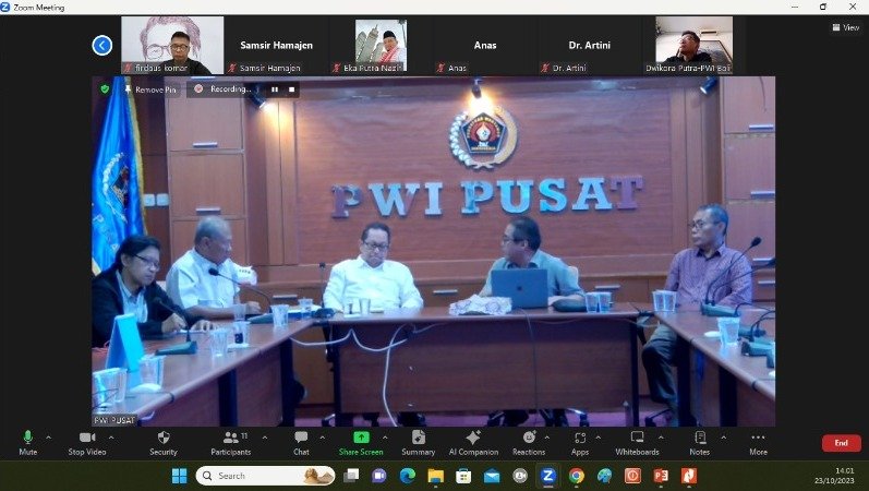 SJI Diaktifkan Lagi, PWI Siap Gencarkan Pelatihan Jurnalistik 1 IMG 20231025 WA0007