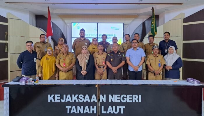 BPJAMSOSTEK Banjarmasin Gelar Rapat Forum Koordinasi Pengawasan dan Pemeriksaan Kepatuhan bersama Pemkab dan Kejari Tanah Laut