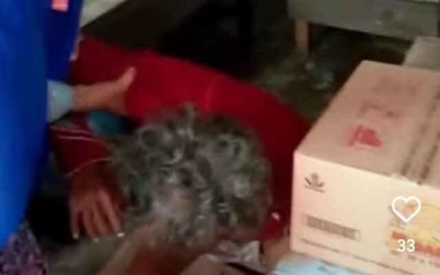 Warga Pasar Lama dan Netizen Geram, Lansia Diduga Disuruh Anaknya Meminta-Minta