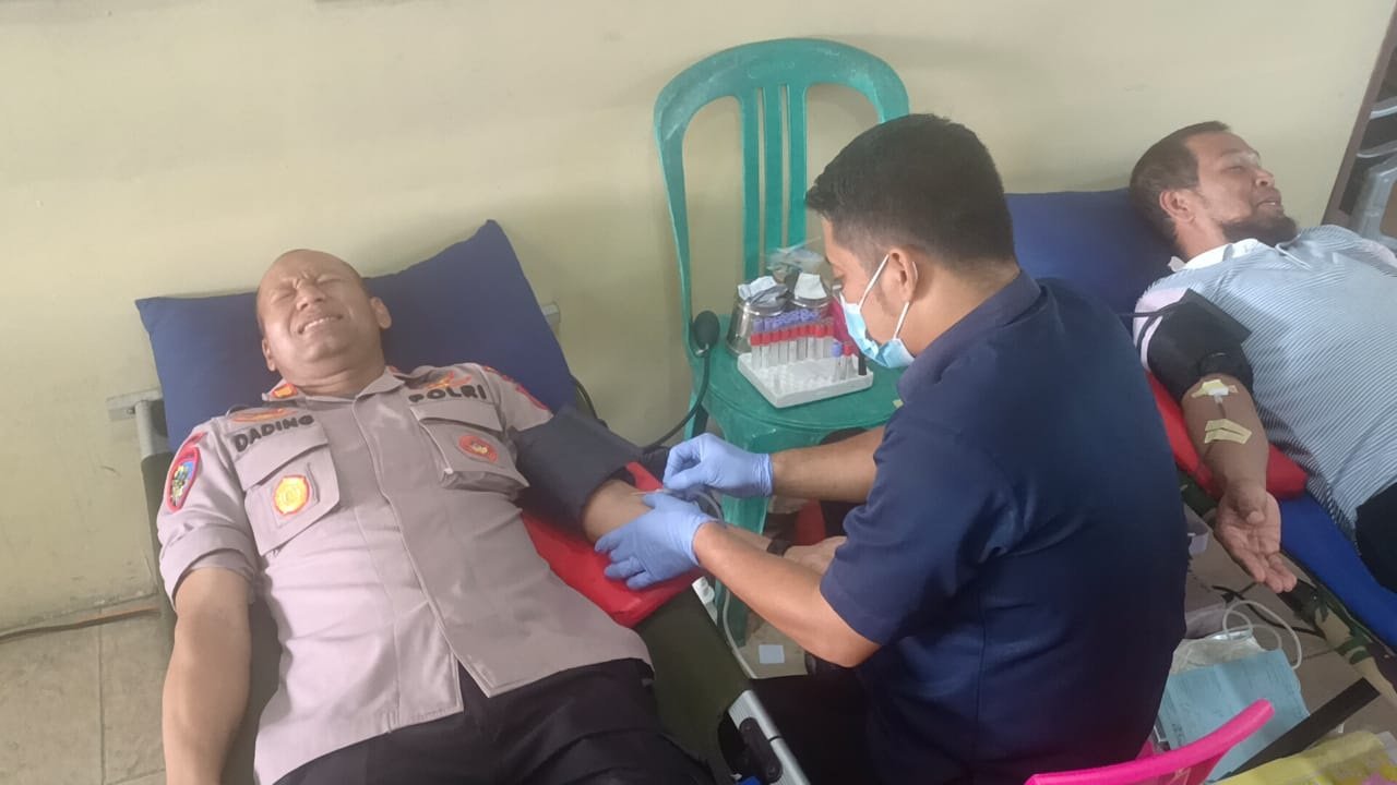 Satpolairud Gelar Bhakti Sosial Donor Darah 1 6 Donor Darah 3klm
