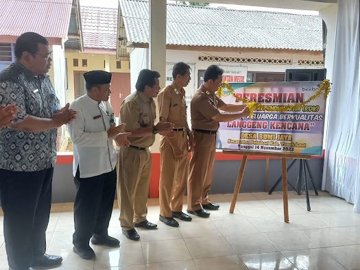 RDK Langgeng Kencana Desa<br>Bumi Jaya Diresmikan 1 Hal 11 Tala 3 klm 13