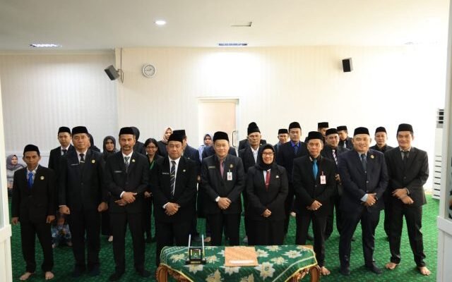 Zairullah Lantik 9 Pejabat Tinggi Pratama, Dwi Dibya Raharjo pun Ikut Dilantik Eselon Dua