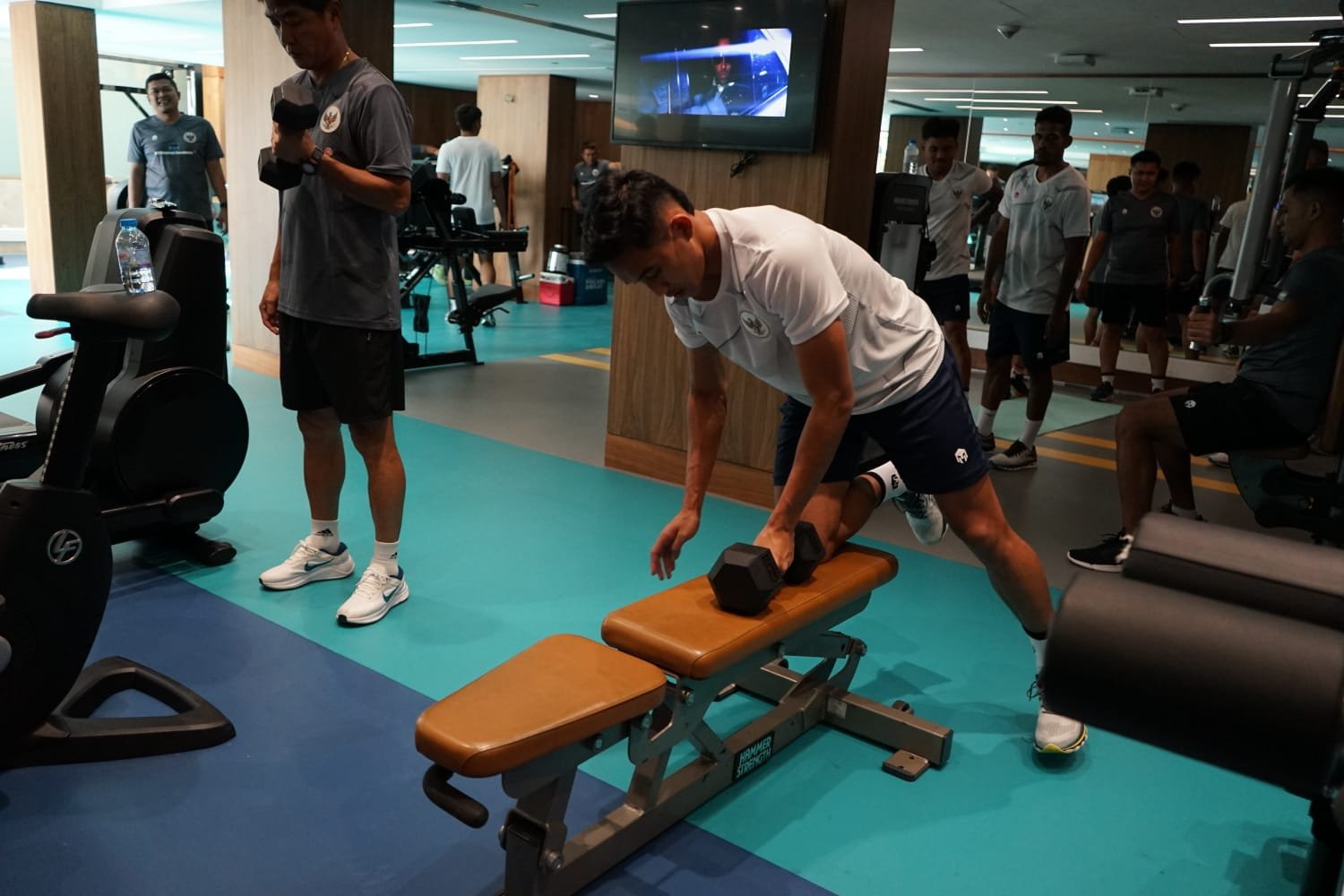 Elkan Baggott, Sandy Walsh dan Asnawi Sudah Bergabung, Timnas Indonesia Latihan Fisik 1 IMG 20231114 WA0002