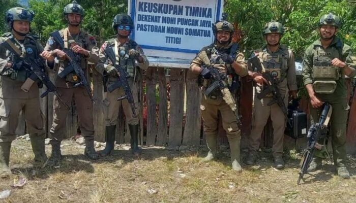Satu Anggota Brimob Polda NTT Gugur dan Seorang Alami Luka Tembak KKB di Kabupaten Intan Jaya